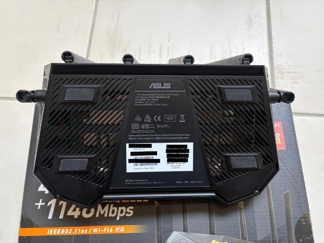 ASUS TUF Gaming AX6000 無線LANルーター