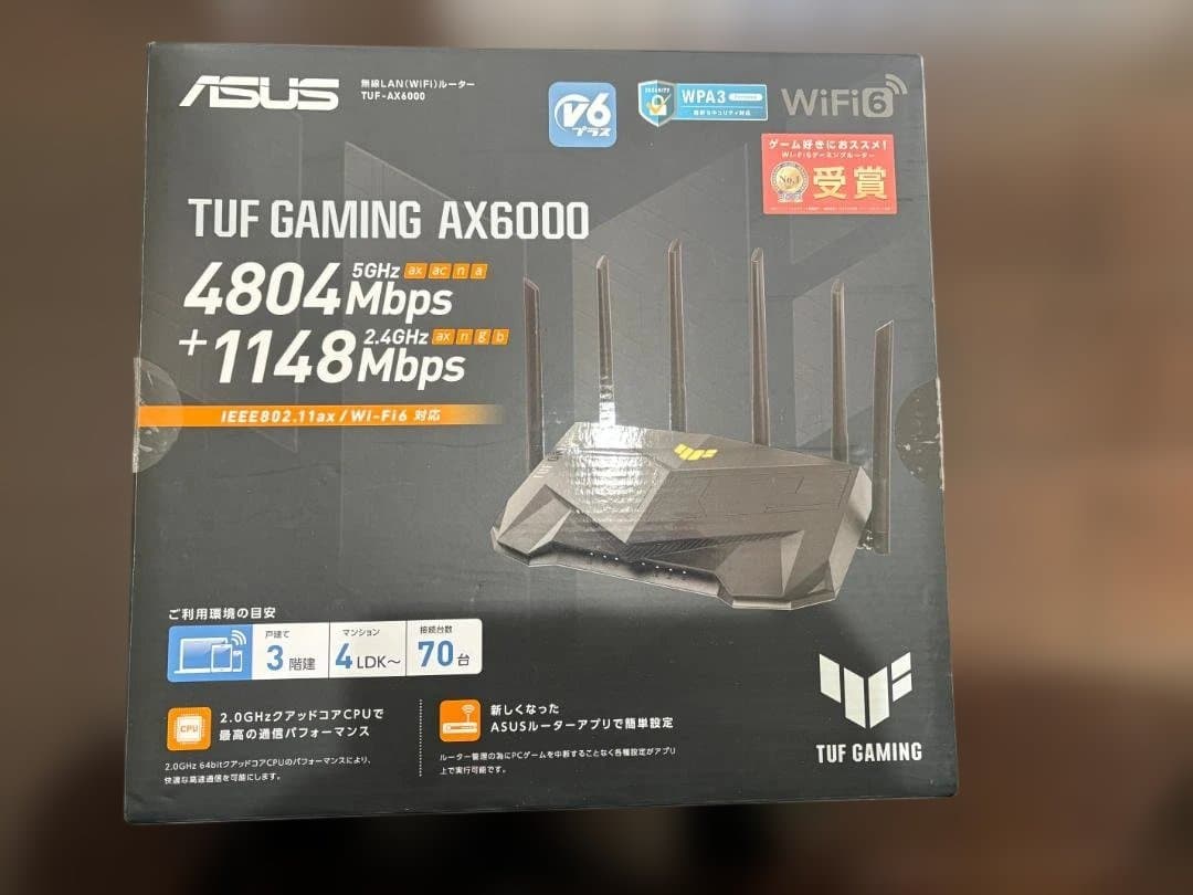 ASUS TUF Gaming AX6000 無線LANルーター