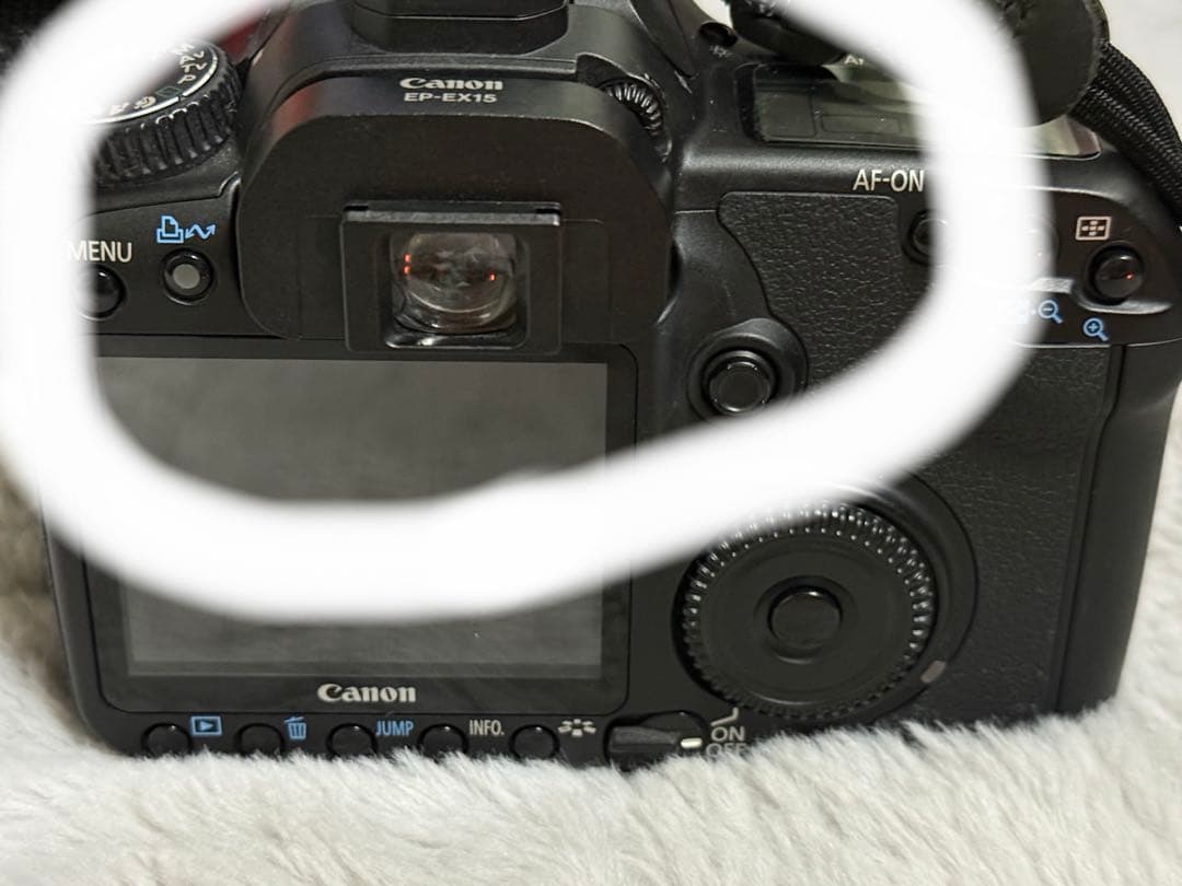 Canon 一眼レフカメラ EOS40D 望遠レンズ付き ストロボ付き カバン付