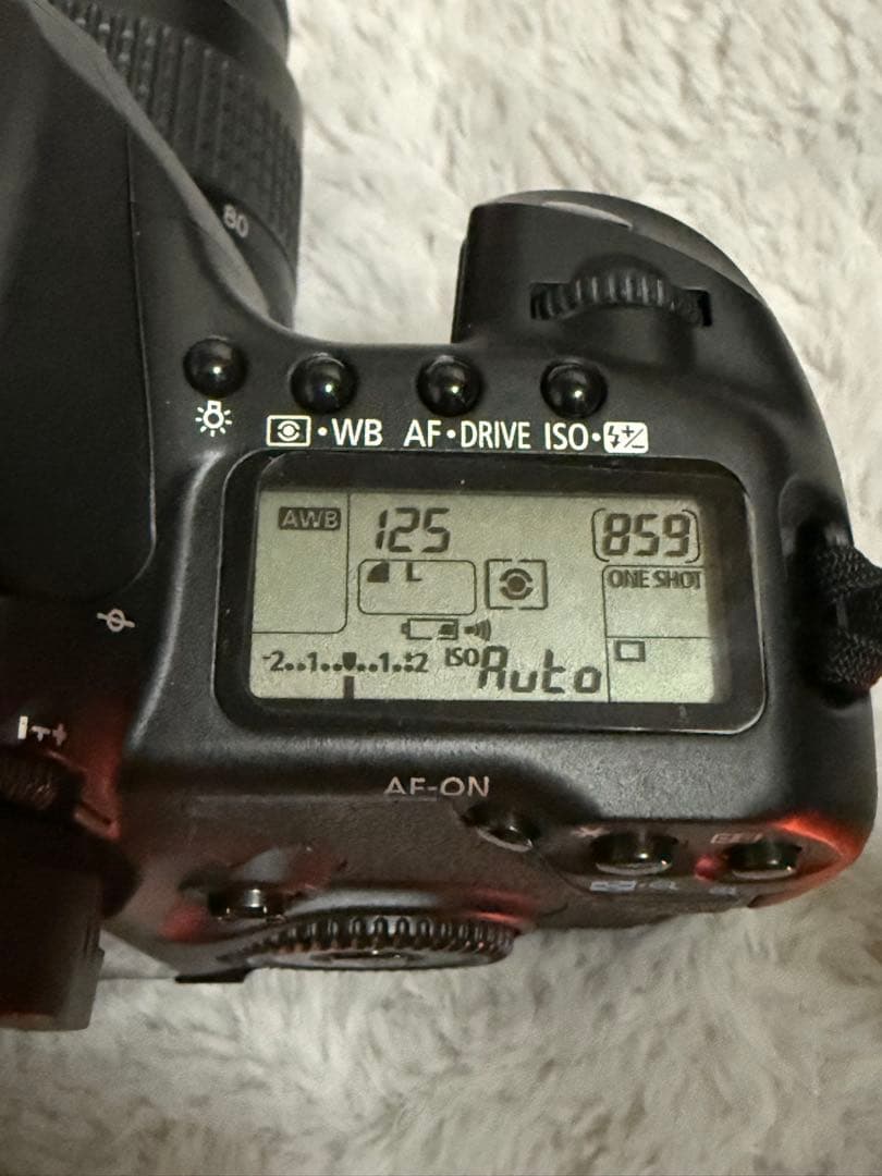 Canon 一眼レフカメラ EOS40D 望遠レンズ付き ストロボ付き カバン付