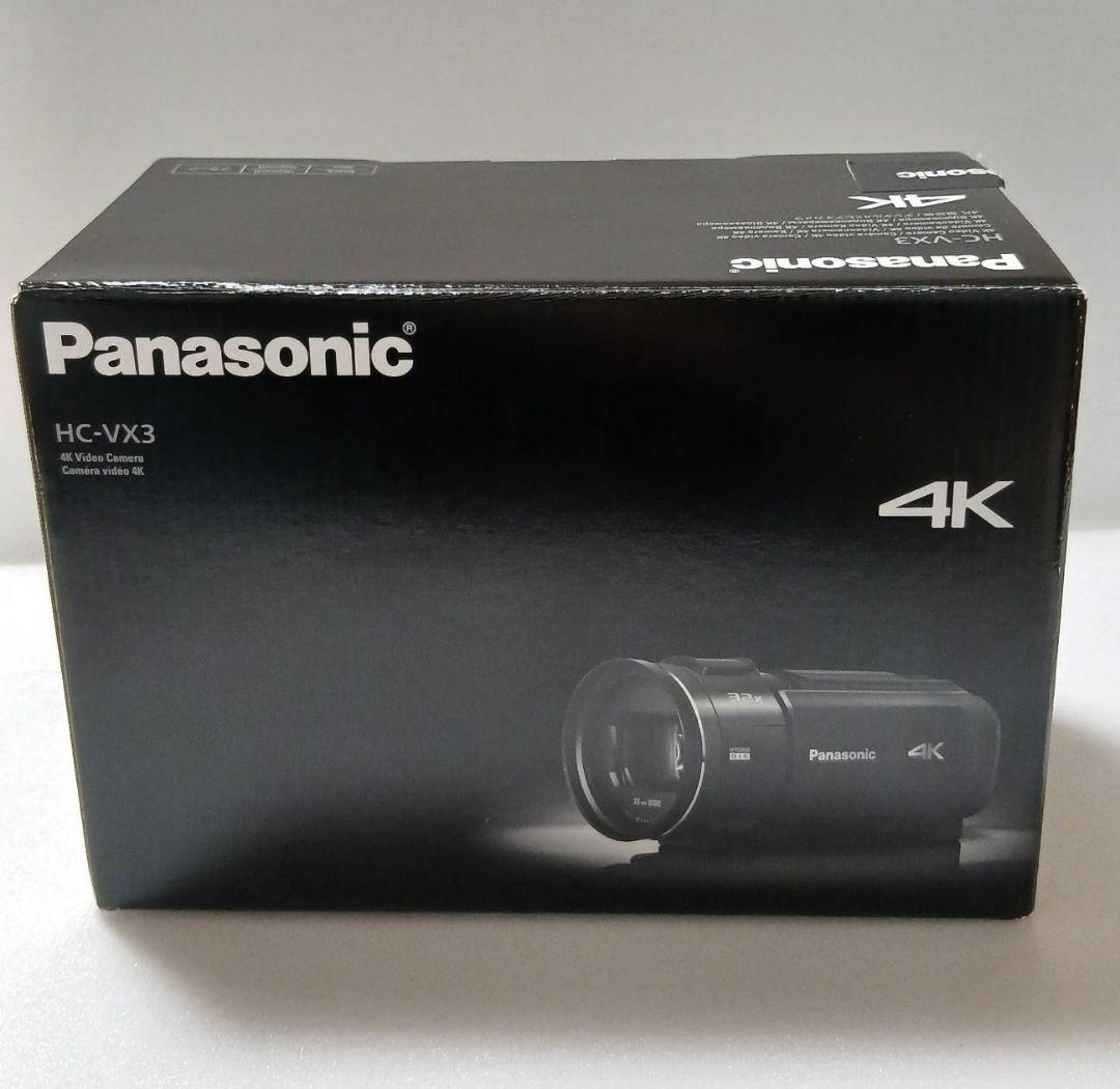 Panasonic 4kビデオカメラ HC-VX3新品未使用品