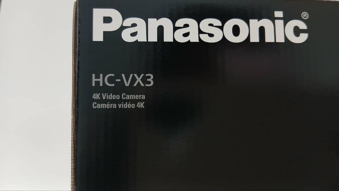 Panasonic 4kビデオカメラ HC-VX3新品未使用品