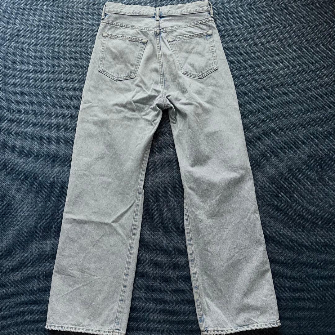 パンツ BLACK BY MOUSSY damage straight denim