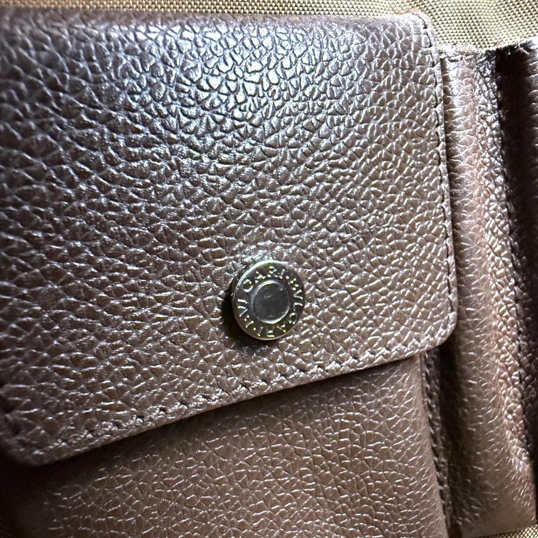 ★希少モデル★ブルガリ 本革 メッセンジャーバッグ ロゴプレート ロゴショルダー