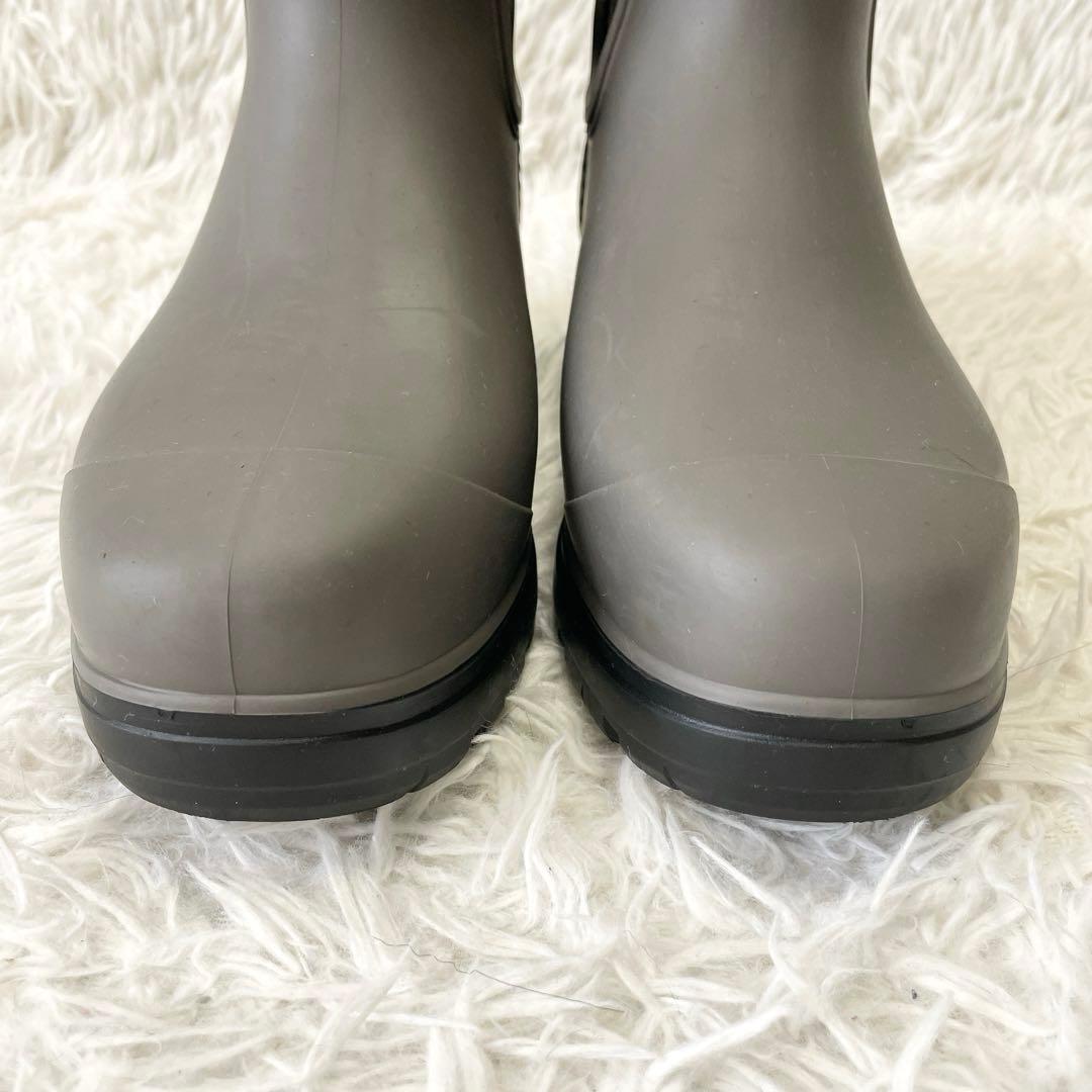 未使用級✨UGG DROPLETドロップレット レインブーツ グレー系 25.0