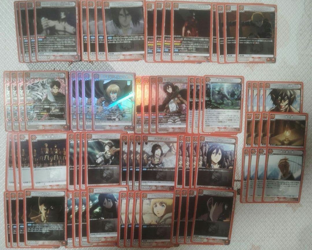 vol2対応　8エレン　赤進撃デッキ　進撃の巨人　ユニオンアリーナ