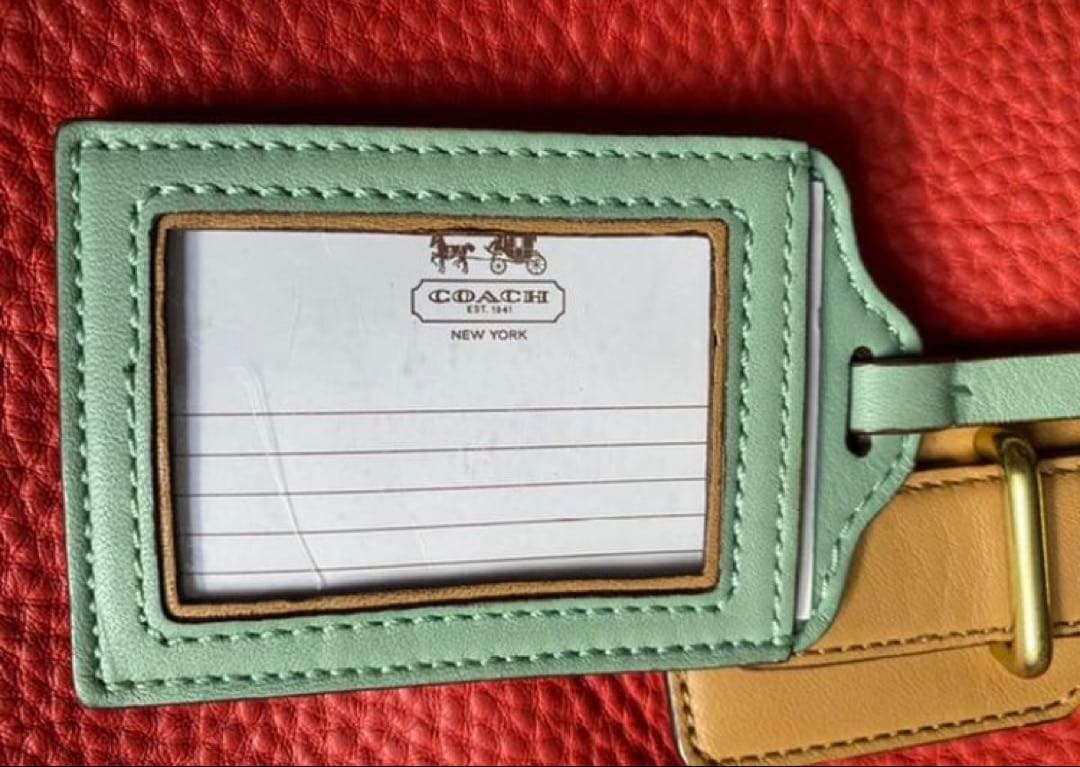 美品 COACH コーチ 特大 トート オレンジ ショルダーバッグ