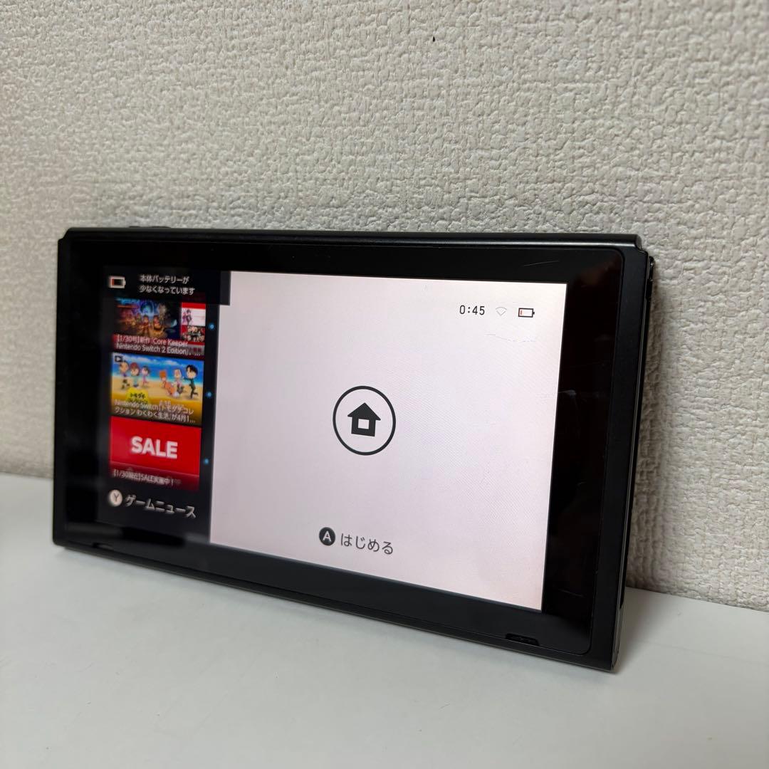 【完動品】Nintendo Switch 本体のみ2017 スタンド無し