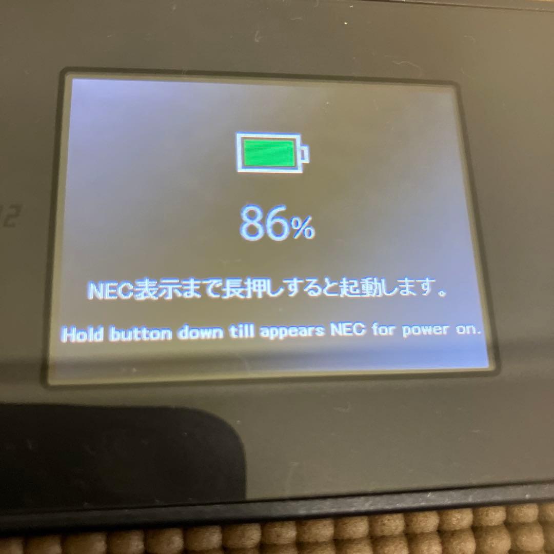 Speed Wi-Fi 5G X12 本体一式　ブラック