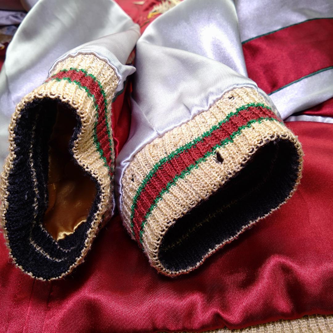 ゆ*と様 テーラー東洋、スカジャンMサイズ、リバーシブル、横須賀、虎、竜、五重塔