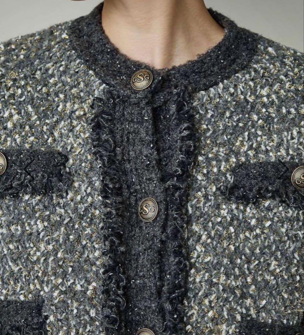 カレンソロジー♡ニットツイードカーディガン