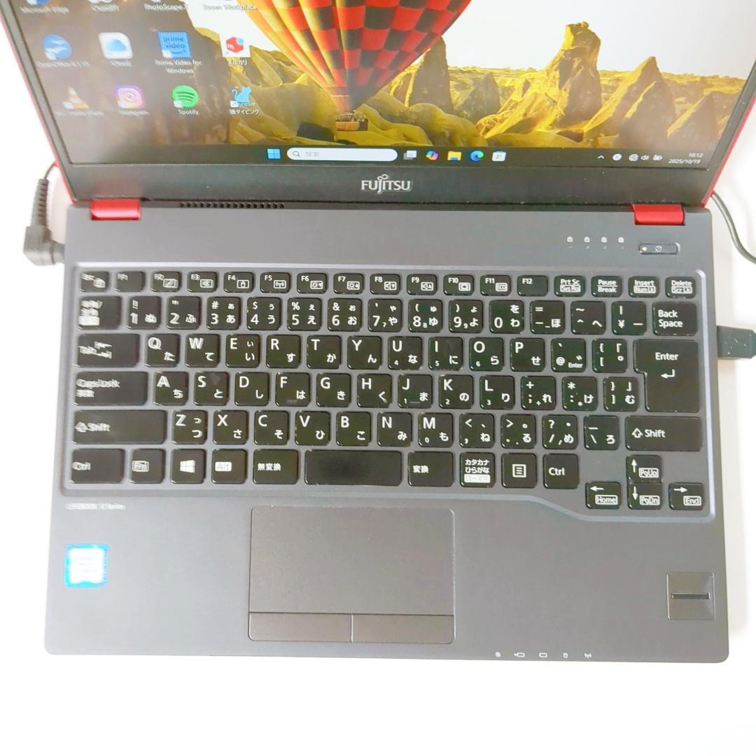 爆速SSD256GB✨メモリ8GB✨すぐ使える設定済✨軽量赤ノートパソコン✨