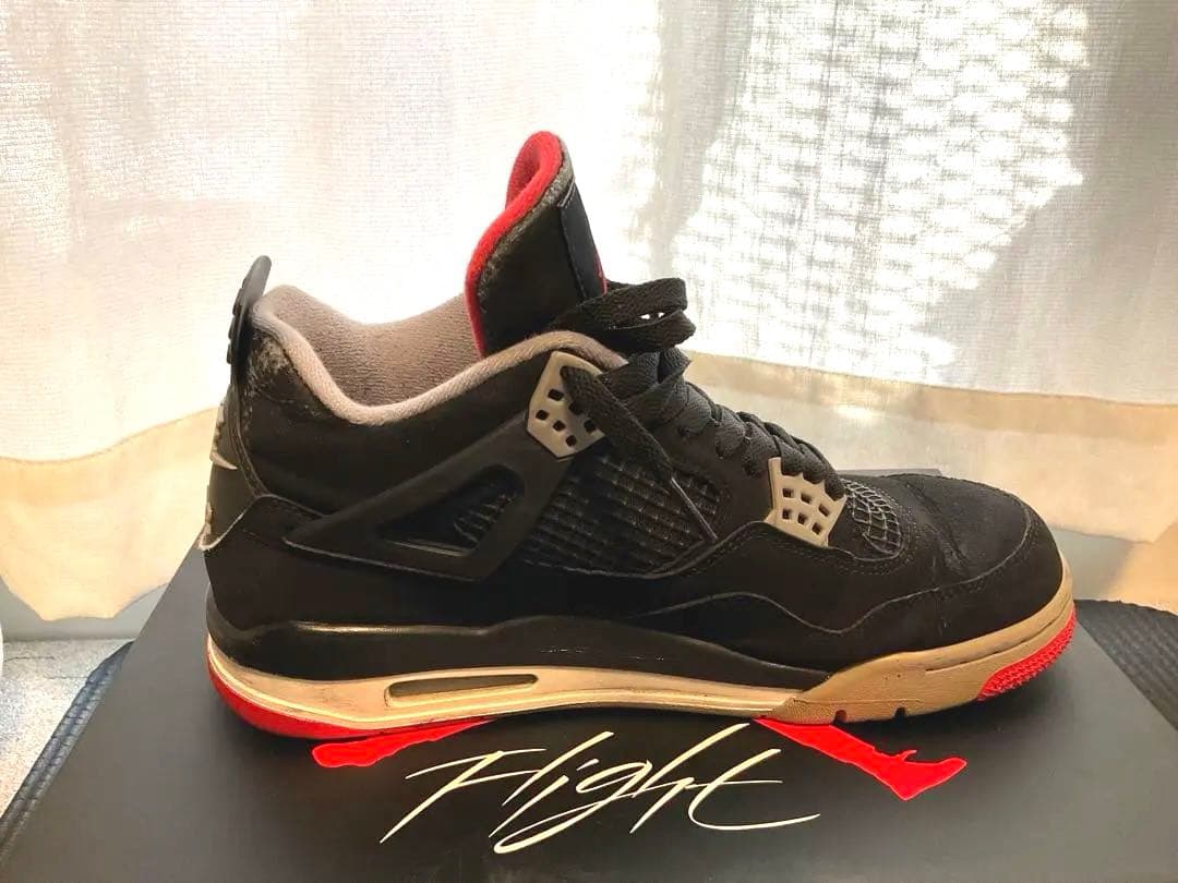 靴 NIKE AIR JORDAN 4 RETRO BRED 308497-060