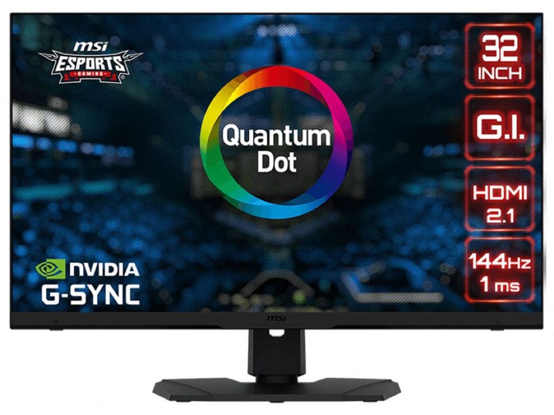 MSI Optix MPG321UR-QD 4K144Hzゲーミングモニター