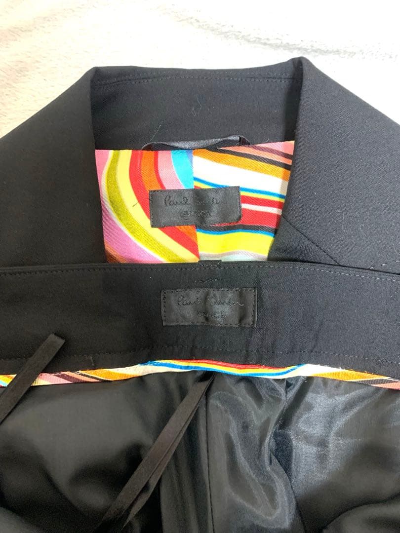 美品ｐａｕｌ　ｓｍiｔｈ　ポールスミス　パンツスーツ　38サイズ(Ｍ) ブラック