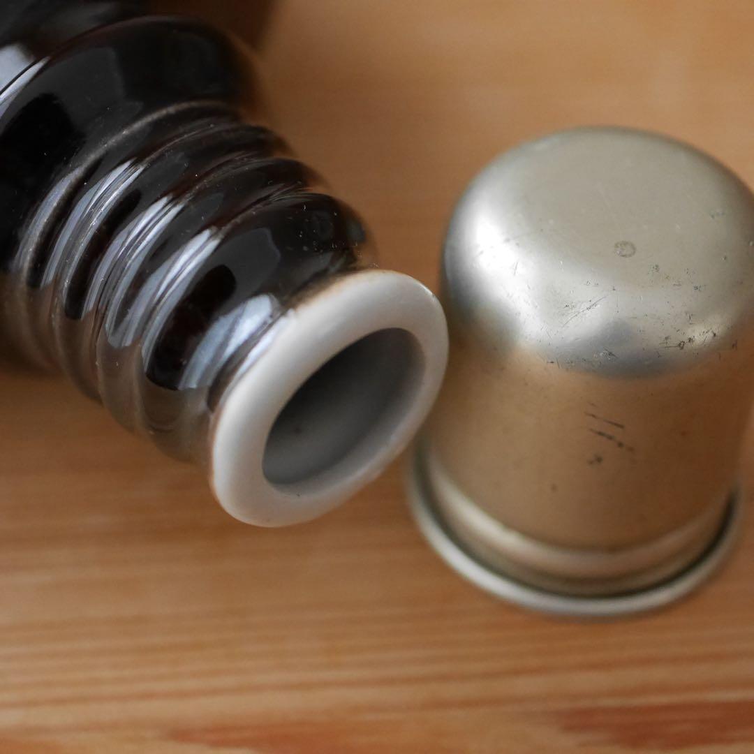 古い陶器の水筒瓶 3点セット 統制番号あり 瀬828