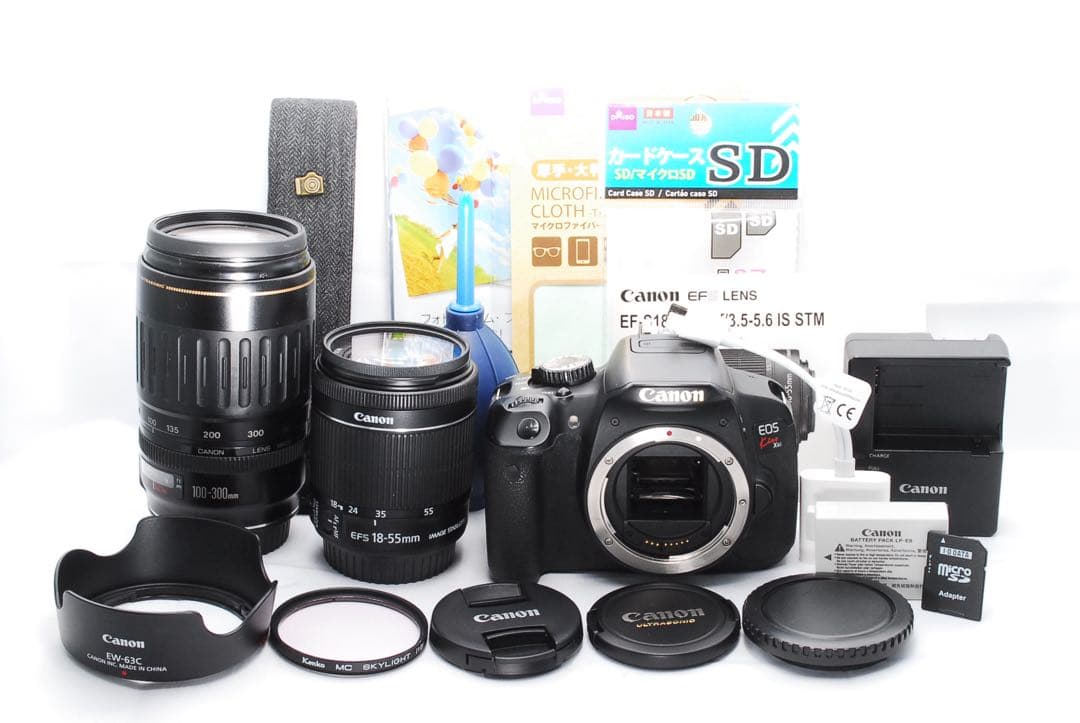 届いてすぐ使える✨CanonKiss X6i✨スマホ転送可✨一眼レフ✨超望遠✨