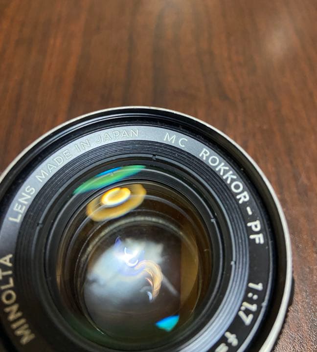 フィルムカメラ MINOLTA MC Rokkor pf 55mm f1.7
