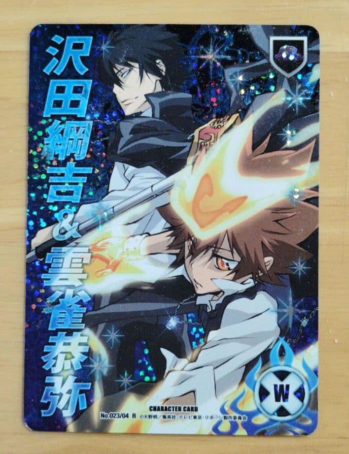 家庭教師ヒットマンREBORN!　沢田綱吉＆雲雀恭弥　Rカード