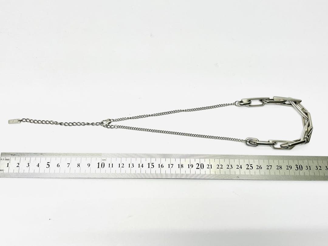 165★DIESEL ディーゼル ネックレス ロゴチェーンネックレス