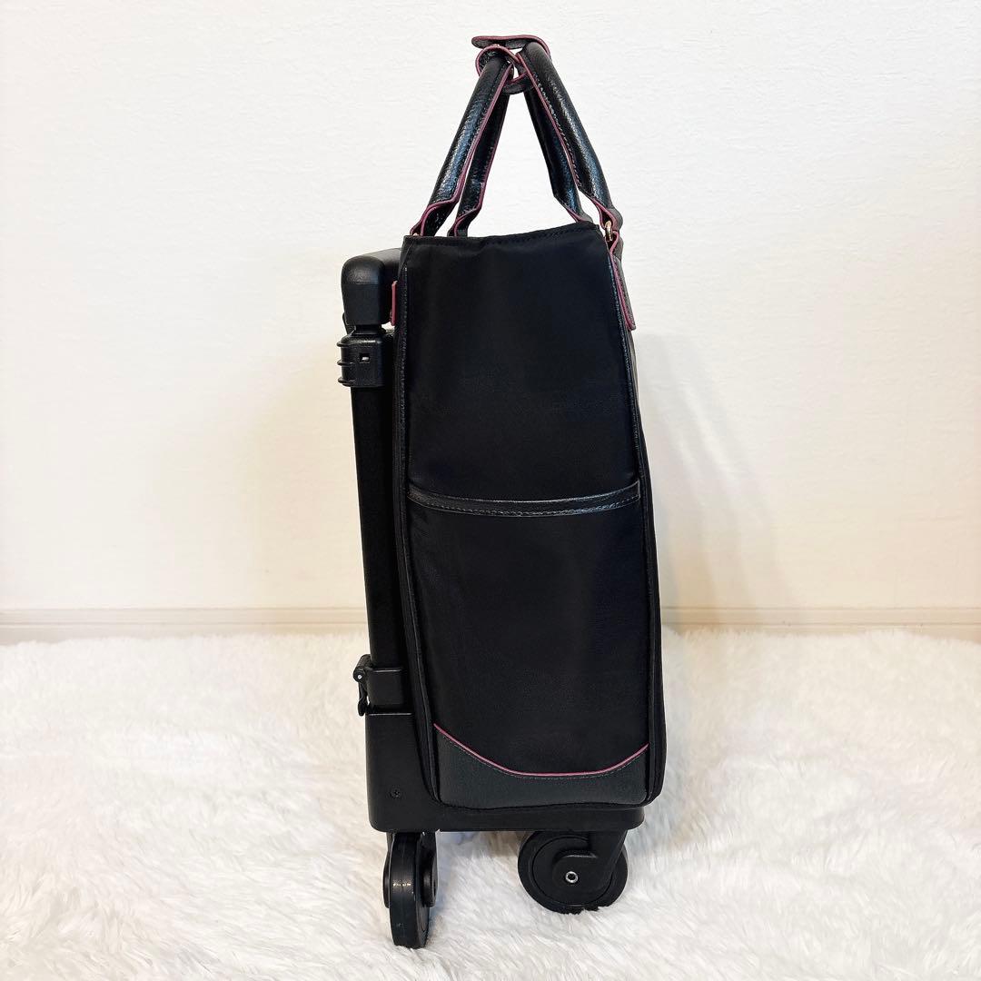 ✨極美品✨ スワニー キャリーバッグ D-598 リリーア ブラック 4輪