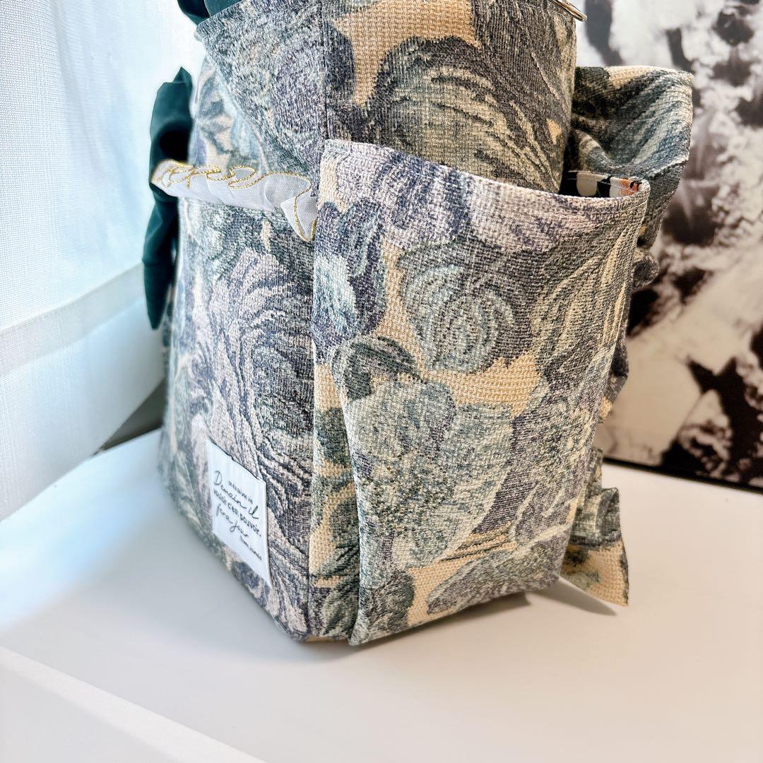 ☆*☆様 コヤンイサムチョン　バック　グリーンリボン×ルミちゃん　フリル