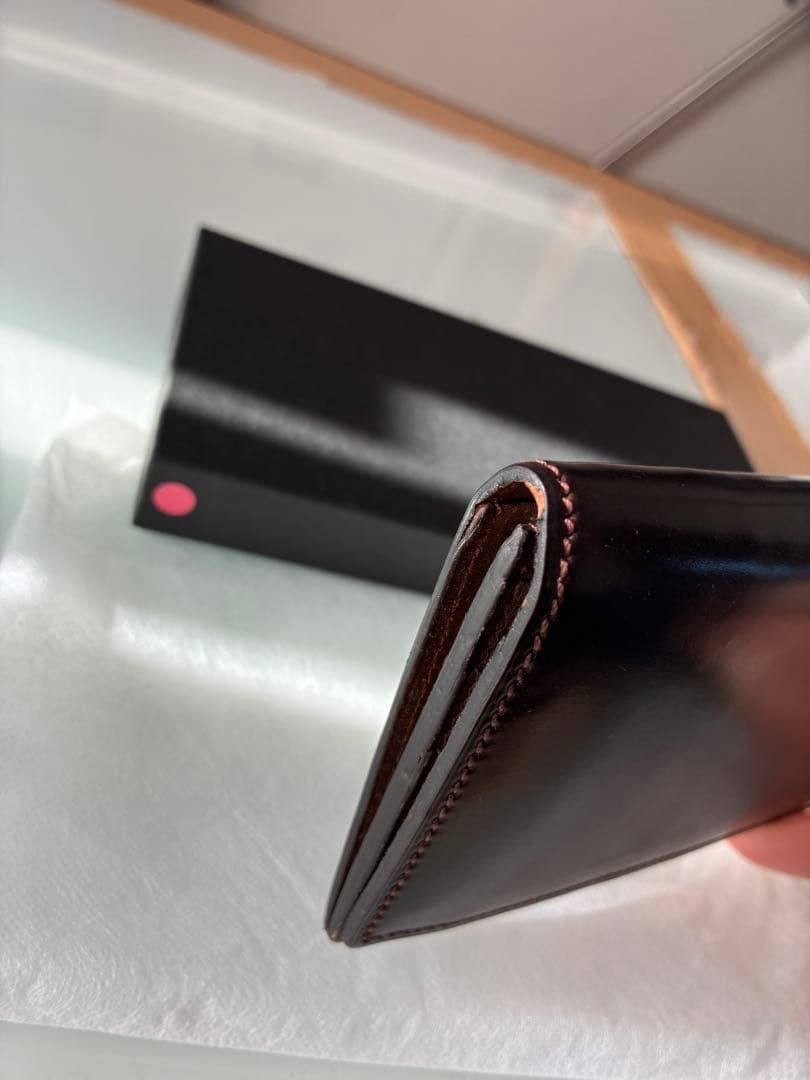 万双　ダブルホーウィン 長財布（小銭入付） （ナンバー8バーガンディー）