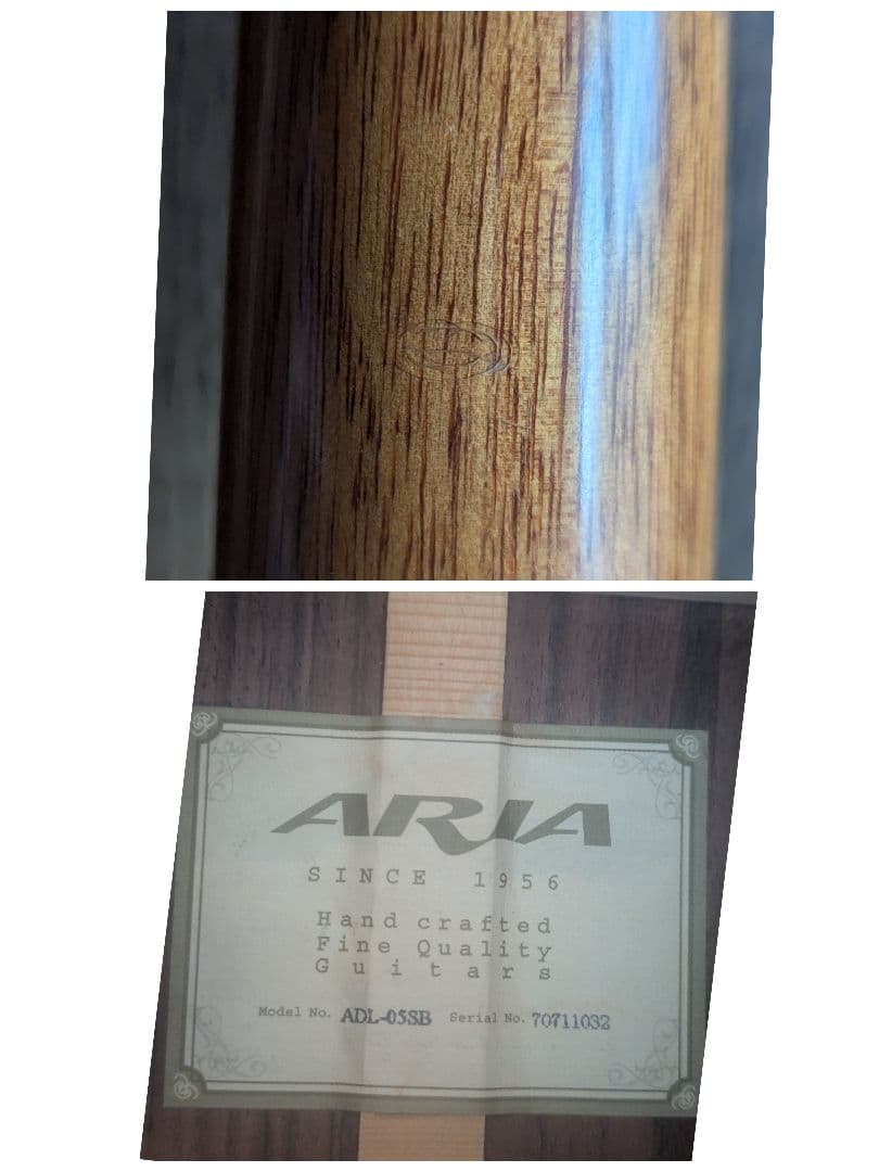 ♪Aria ADL-05 SB スロテットヘッド•パーラーサイズ♪