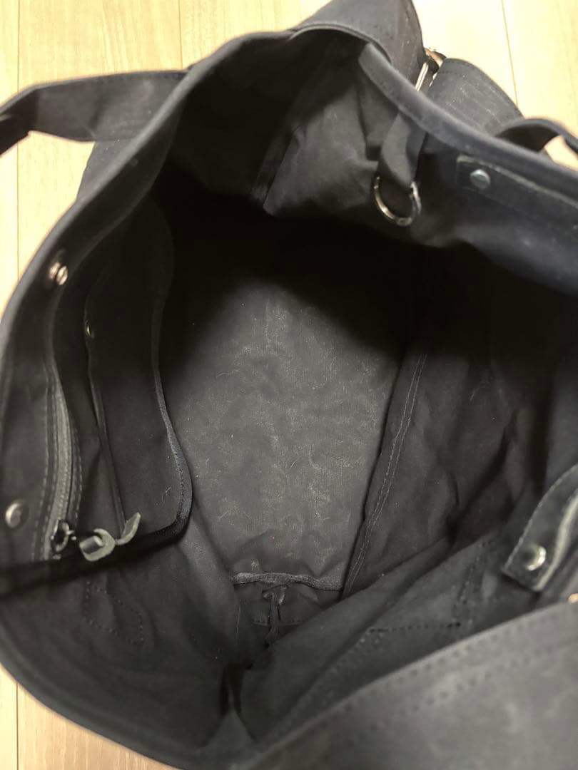 ショルダーバッグ ripa gron L size (Black/leather handle)