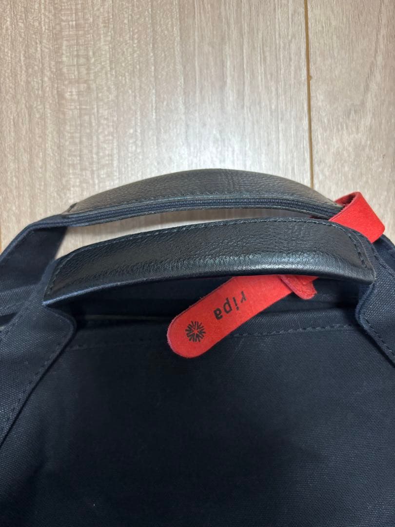 ショルダーバッグ ripa gron L size (Black/leather handle)