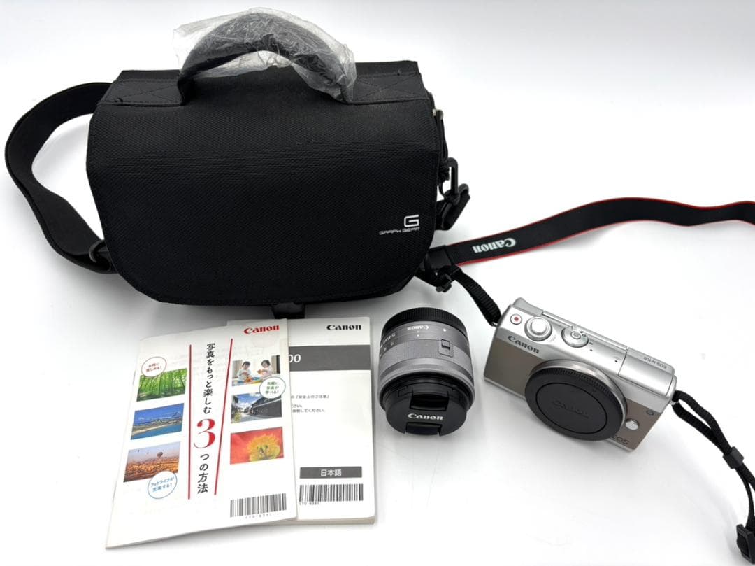 【稼動品/美品】デジタルカメラ　Canon　EOS　M100　ケース付き