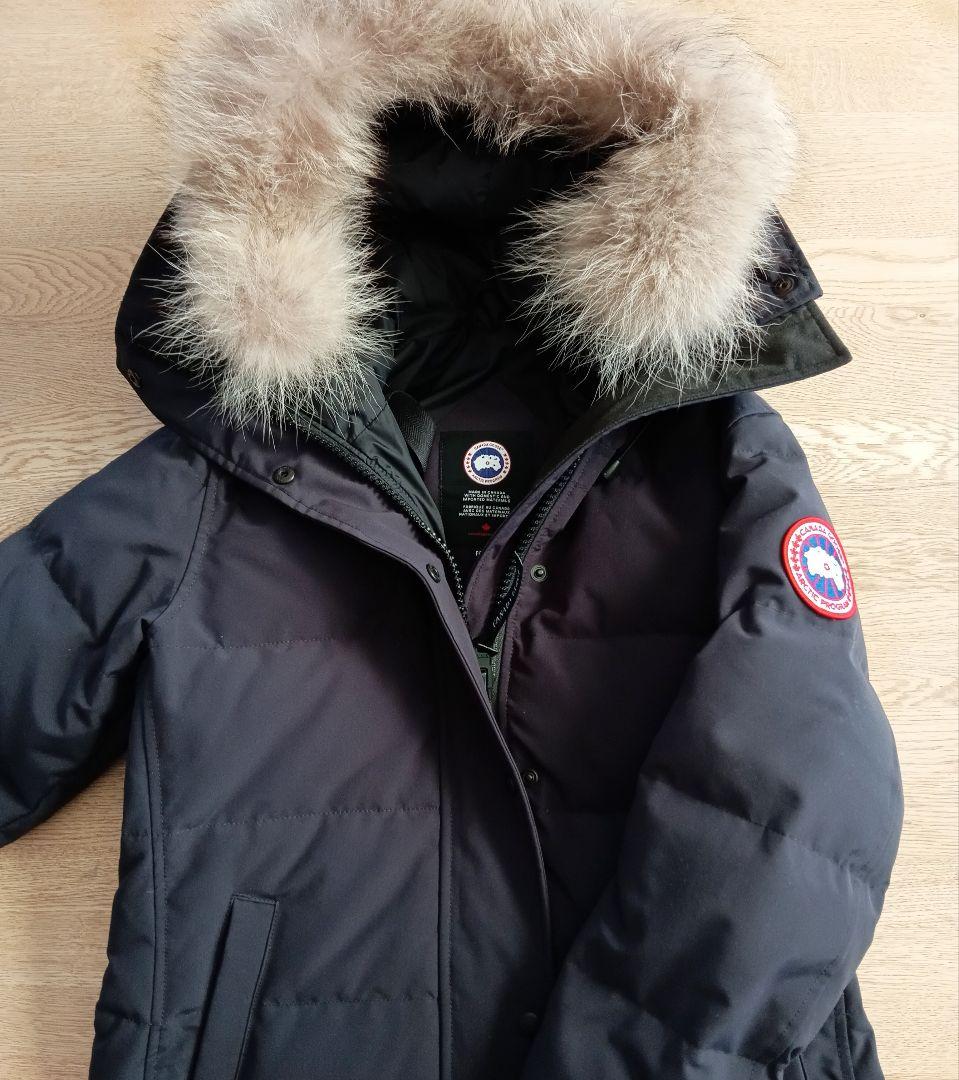 【美品】  ダウンジャケット シェルバーン ネイビー M