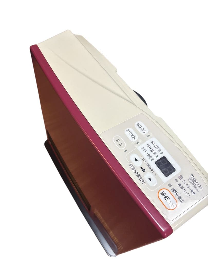 リンナイ RC-M2401E ガスファンヒーター 都市ガス用 カラー　レッド