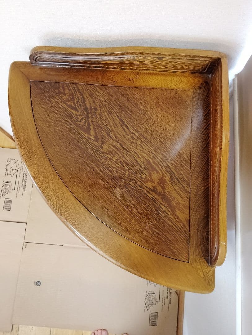 木彫コーナーラック