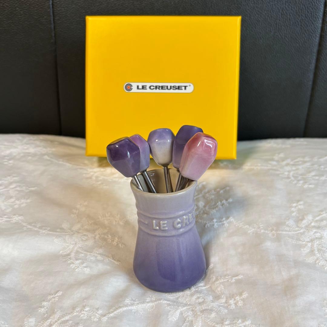 【新品】ルクルーゼ フードピック & チャイニーズ スプーンセット カトラリー