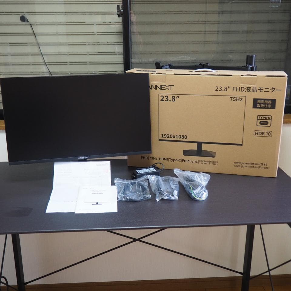 超美品 JAPANNEXT 23.8int IPSパネル フルHD液晶モニタ