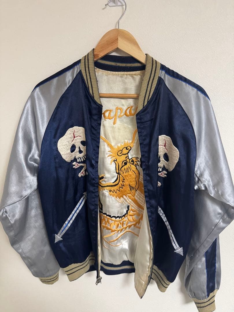 フ*ー様 テーラー東洋 リバーシブル スカジャン M-O2058