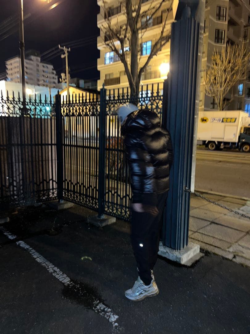 ポロ フード付きダウンジャケット ネイビー