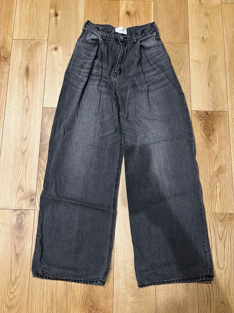 CLANE Suzu Hirose タックワイドデニムパンツ サイズ1
