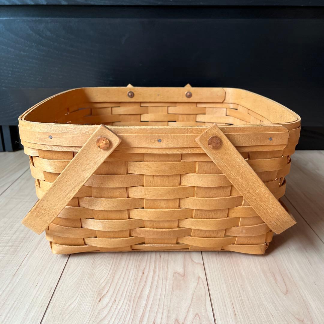 ロンガバーガー　バスケット　大きめサイズ　ピクニック　ケーキ