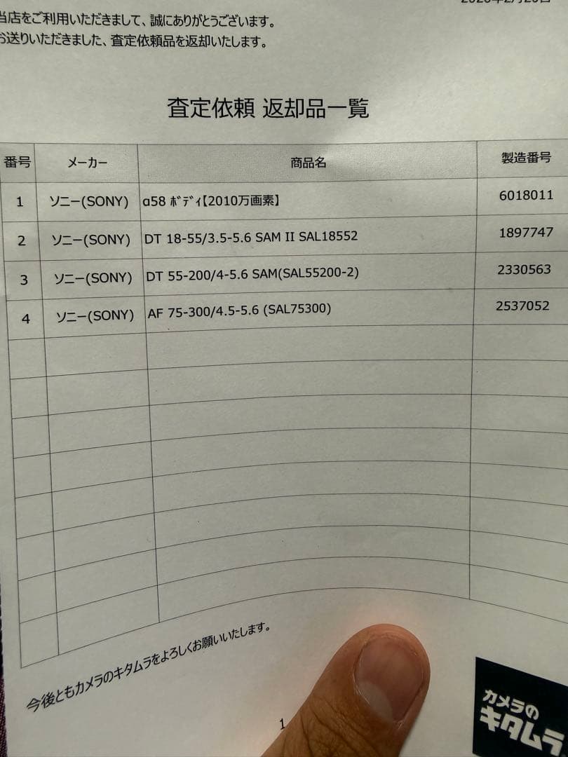 SONY α58Ⅱ a55デジタル一眼レフカメラ　Aマウント