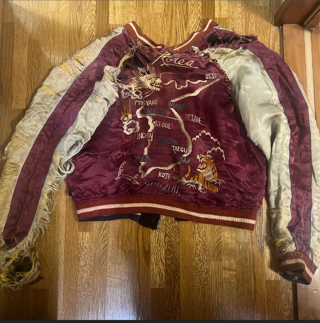 古*︎様 50年代ヴィンテージ KOREA スーベニア スタジ ャンジャケット