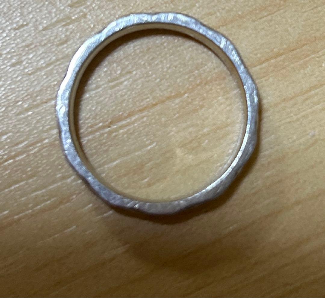 シャネル マトラッセ リング　プラチナ pt950 メンズ