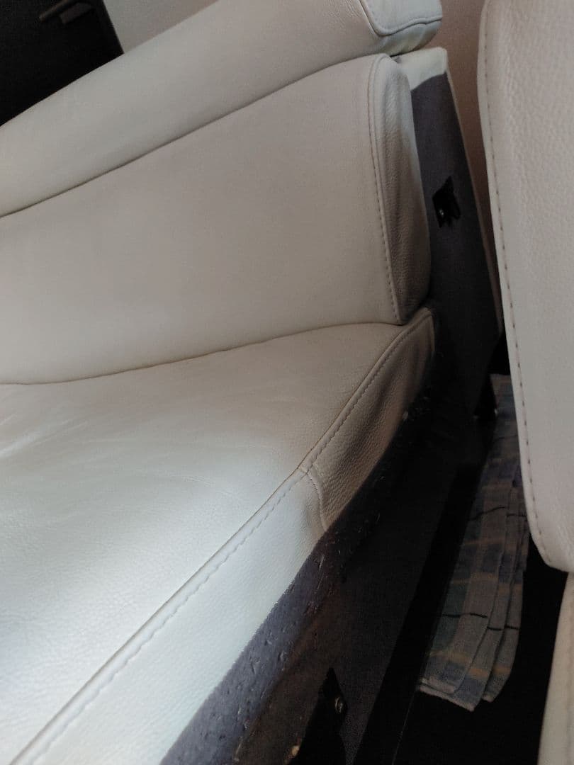 沢*庵様 【江東区引取り限定！】イタリア製sofitalia ホワイトレザー L