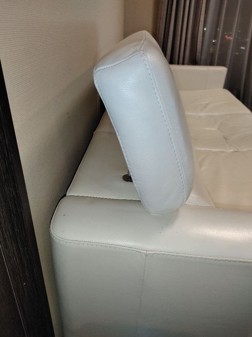 沢*庵様 【江東区引取り限定！】イタリア製sofitalia ホワイトレザー L