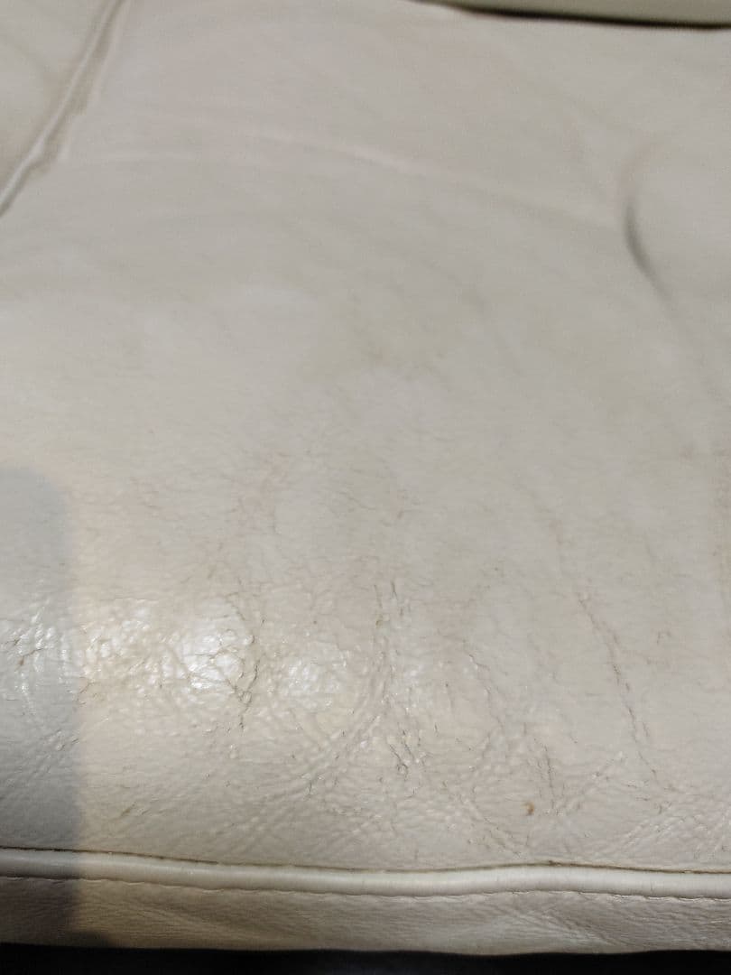 沢*庵様 【江東区引取り限定！】イタリア製sofitalia ホワイトレザー L