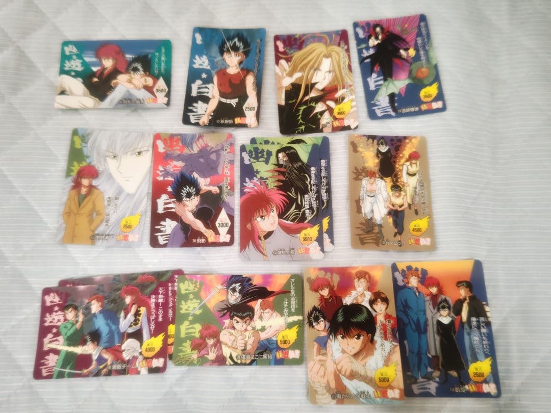 幽遊白書カードダスまとめ売り 160枚