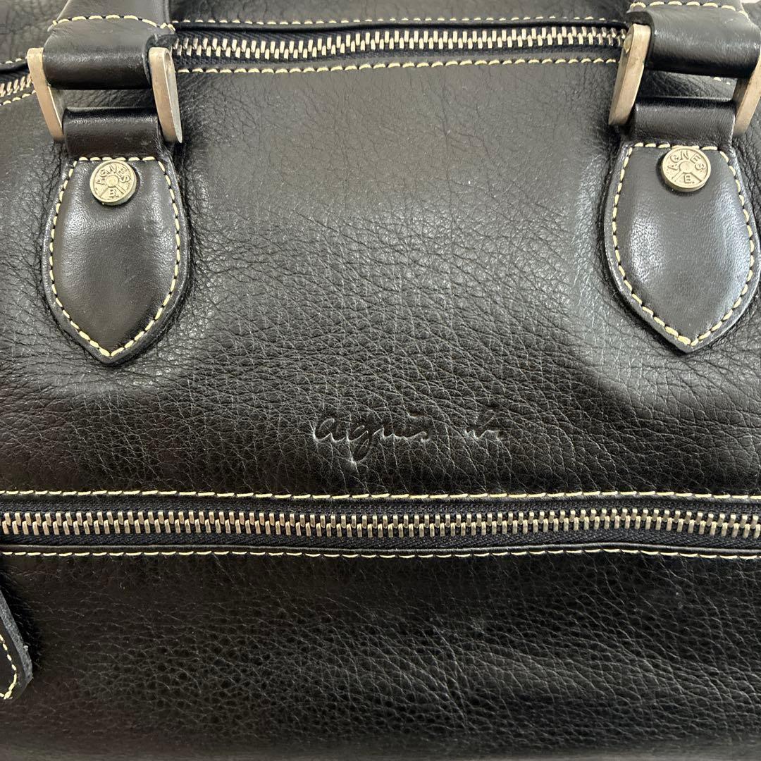 agnesb VOYAGE アニエスベー　ボストンバック　ブラック