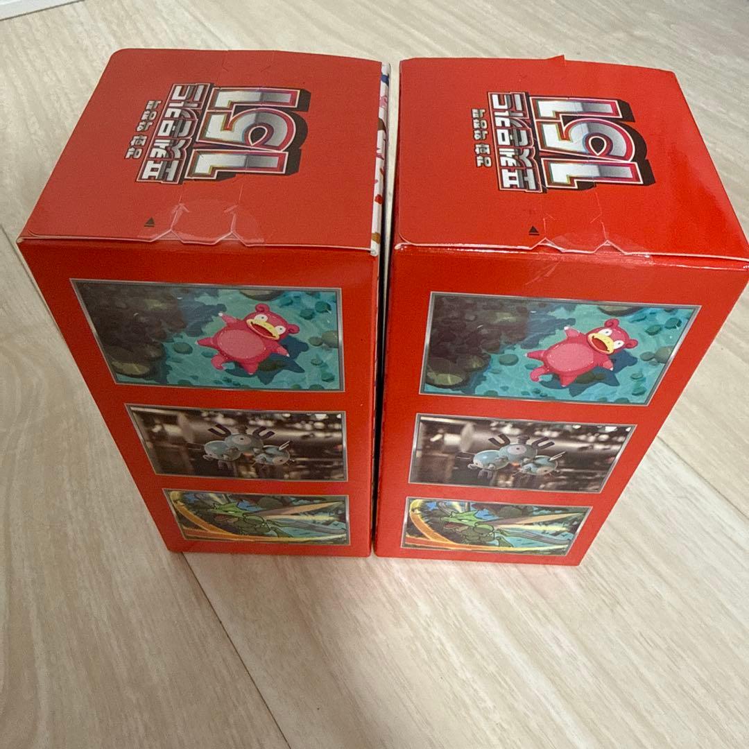 《韓国版•新品未開封》ポケモンカード151 2BOX ミュウ ポケカ