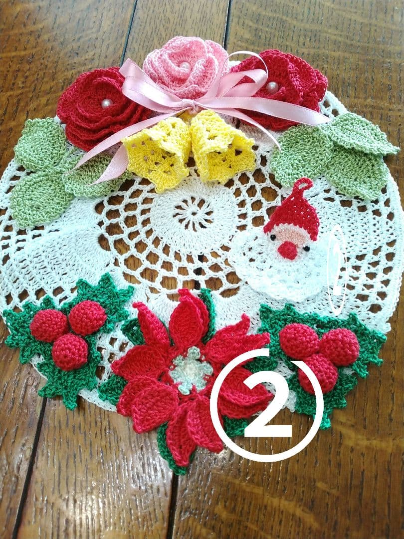 レース編みドイリー・*☆handmadeNo.363・*☆